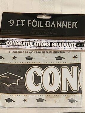 Foil Banner "Congratulations Graduate"